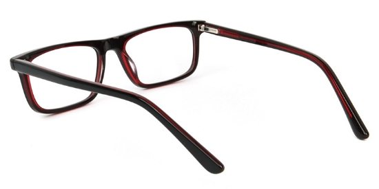 Olive​ Glasses Black_Red