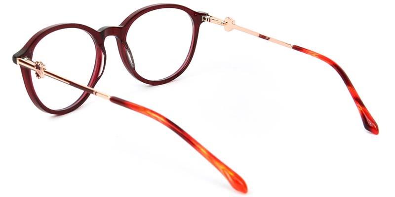 Elle​ Glasses Red_Gold