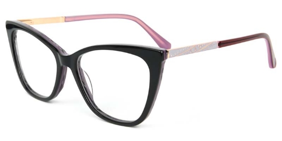 Greta​ Glasses Black_Purple