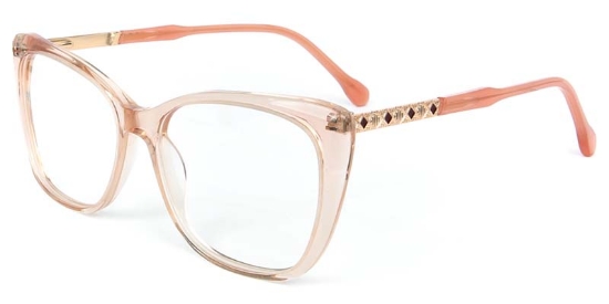Adoration​ Glasses Transparent_Pink