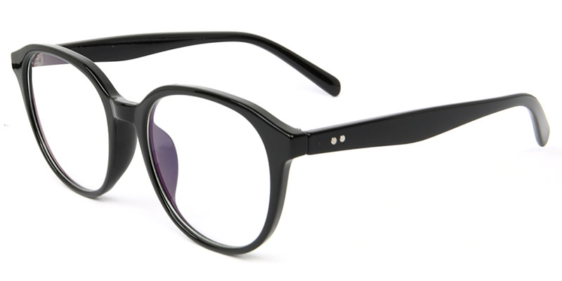 Hugh​ Glasses Black