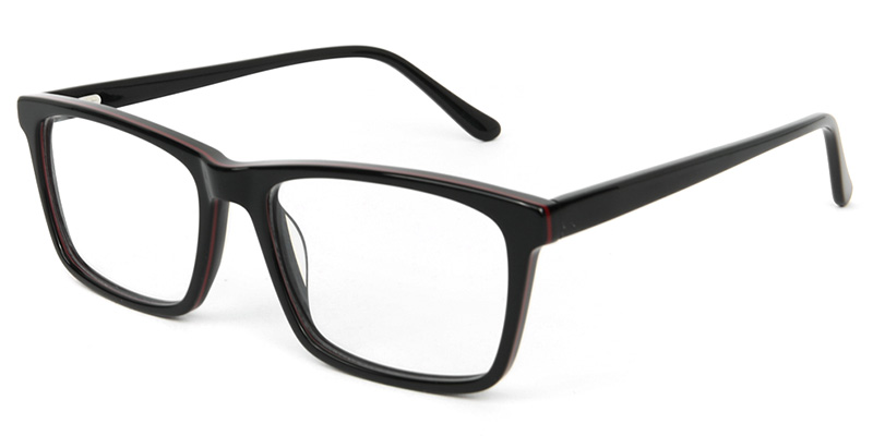 Luster​ Glasses Black_Red