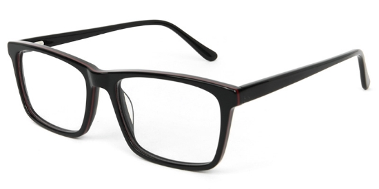 Luster​ Glasses Black_Red