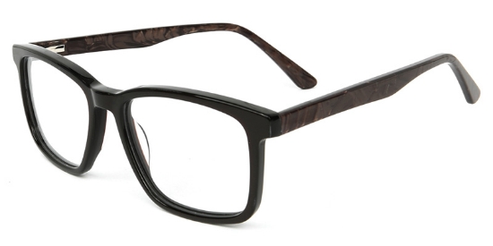 Willow​ Glasses Black_Brown