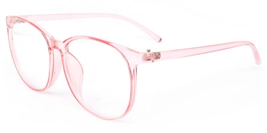 Aura​ Glasses Transparent_Pink