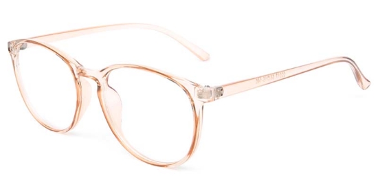 Belle​ Glasses Transparent_Champagne