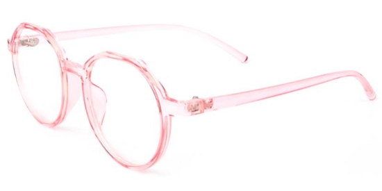 Gusto​ Glasses Transparent_Pink