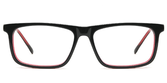 Glimmer​ Glasses Black_Red