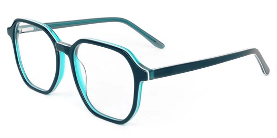Fern​ Glasses Black_Green