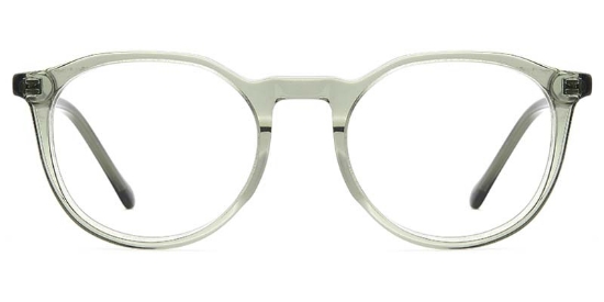 Moss​ Glasses Transparent_Green