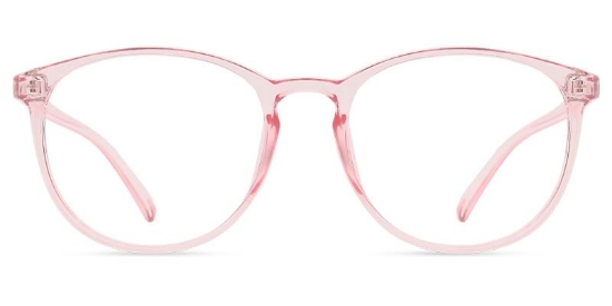 Belle​ Glasses Transparent_Pink