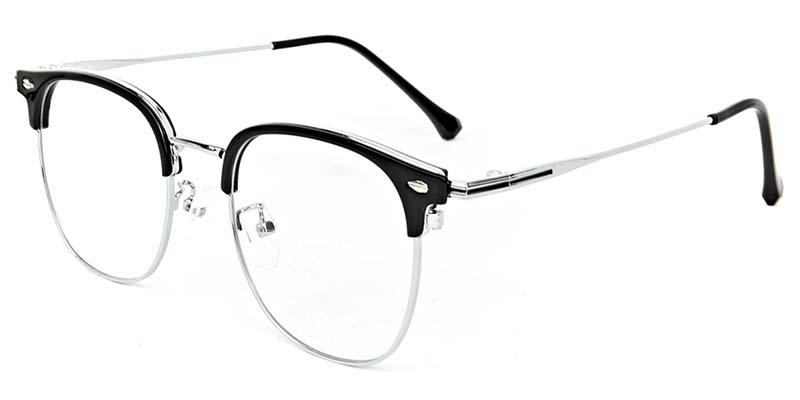 Brio​ Glasses Silver_Black