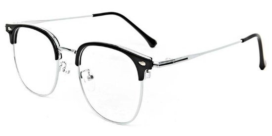 Brio​ Glasses Silver_Black