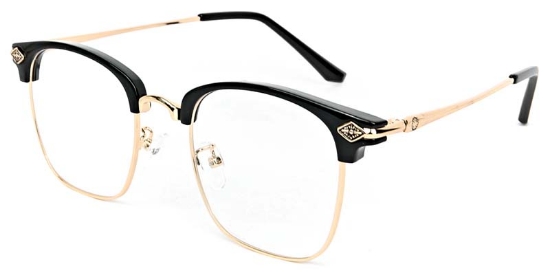 Gala​ Glasses Black_Gold