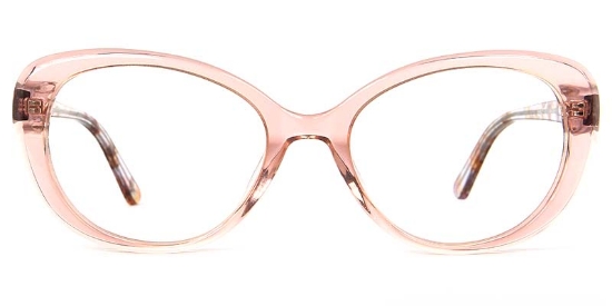 Elegance​ Glasses Transparent_Pink