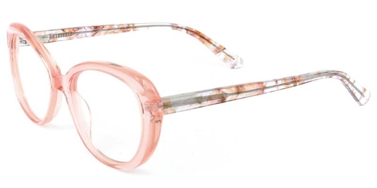 Elegance​ Glasses Transparent_Pink