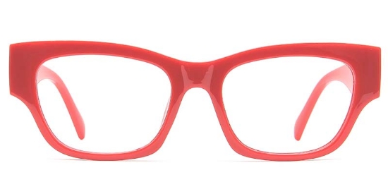 Vivid​ Glasses Red