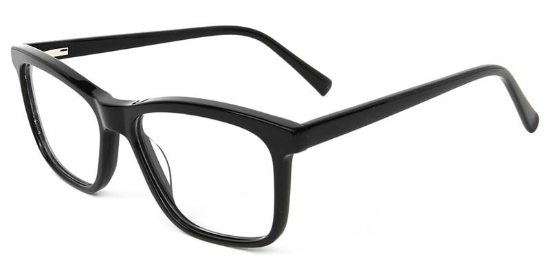 Amber​ Glasses Black