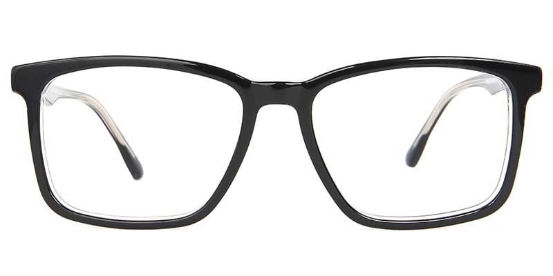 Poise​ Glasses Black_Transparent