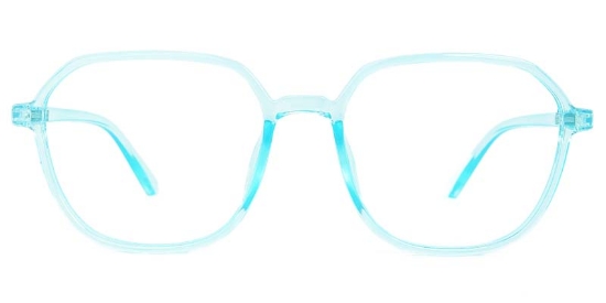 Diva​ Glasses Transparent_Blue