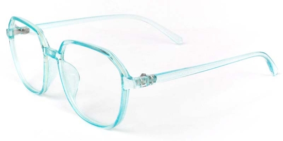 Diva​ Glasses Transparent_Blue