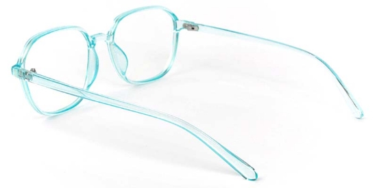 Diva​ Glasses Transparent_Blue