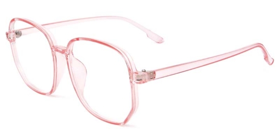 Kudos​ Glasses Transparent_Pink