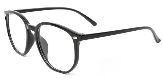 Satin​ Glasses Black