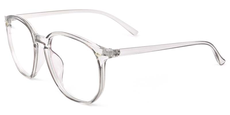 Satin​ Glasses Transparent_Gray