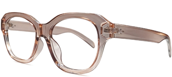 Bram​ Glasses Transparent_Pink