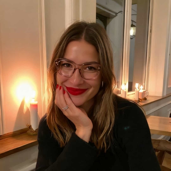 Bram​ Glasses Transparent_Pink