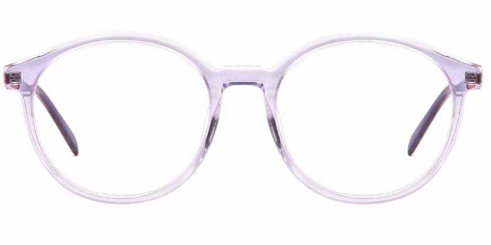 Calm​ Glasses Transparent_Purple
