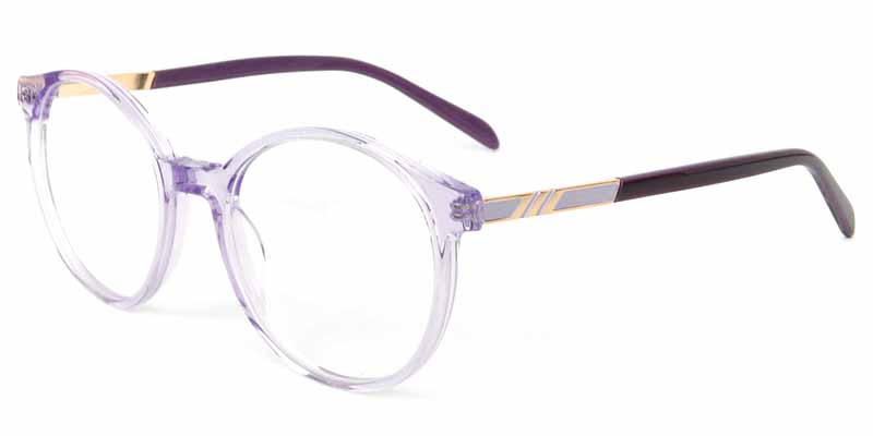 Calm​ Glasses Transparent_Purple