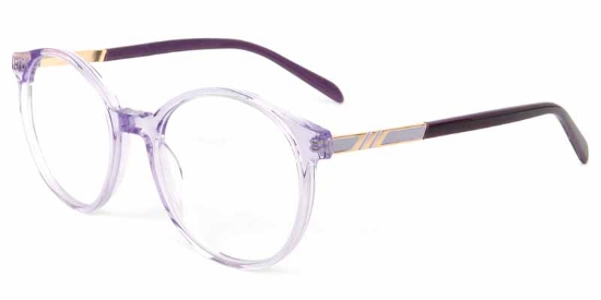 Calm​ Glasses Transparent_Purple