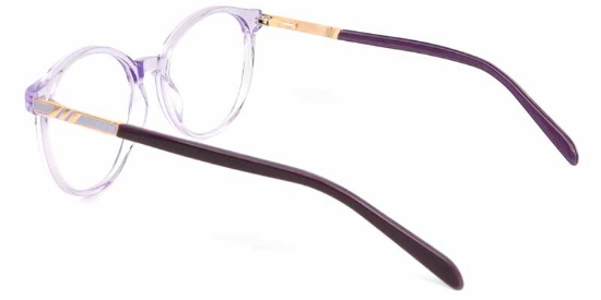 Calm​ Glasses Transparent_Purple