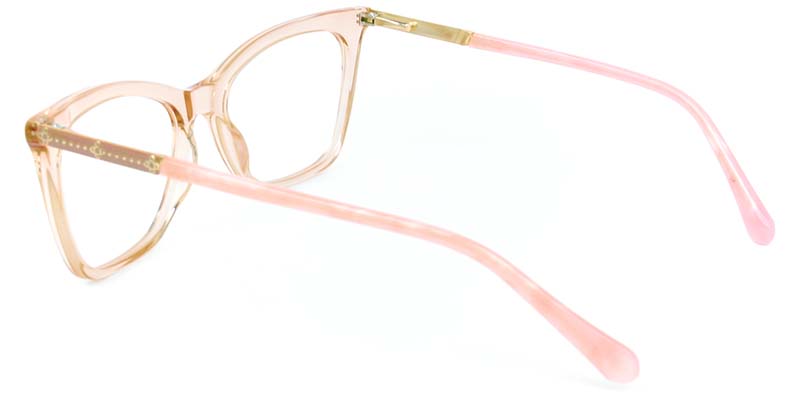 Peach​ Glasses Transparent_Champagne