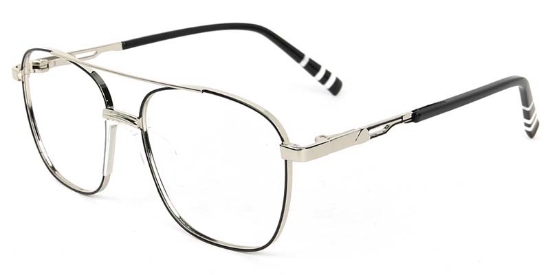 Nettle​ Glasses Silver_Black