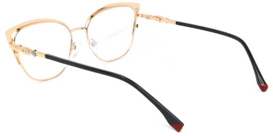 Tulip​ Glasses Gold_Black