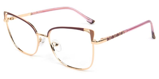 Umber​ Glasses Gold_Brown