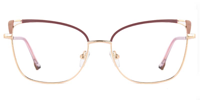 Umber​ Glasses Gold_Brown