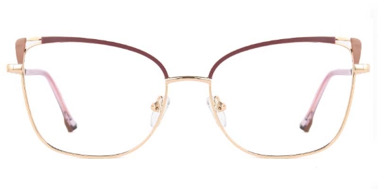 Umber​ Glasses Gold_Brown
