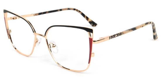 Violet​ Glasses Gold_Black