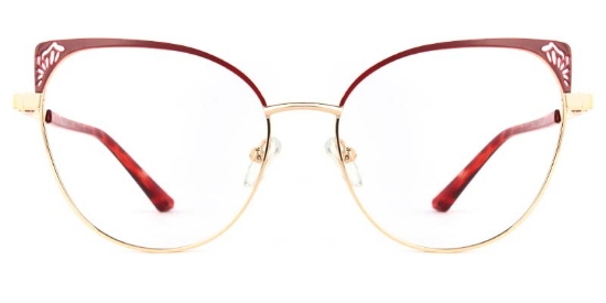 Xerophyte​ Glasses Gold_Red