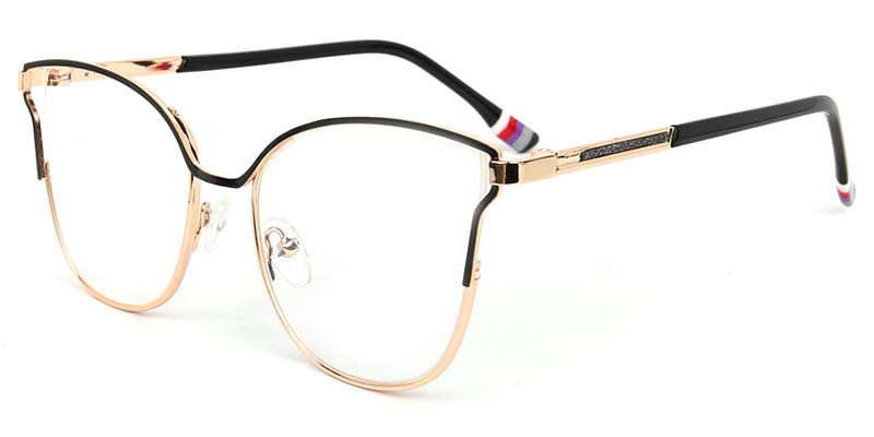 Yarrow​ Glasses Gold_Black