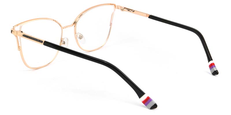 Yarrow​ Glasses Gold_Black
