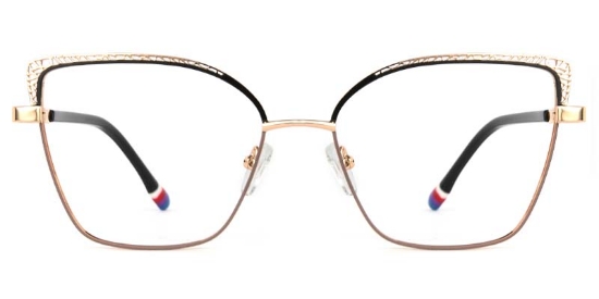 Zaffre​ Glasses Gold_Black