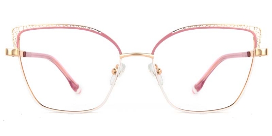 Zaffre​ Glasses Gold_Pink