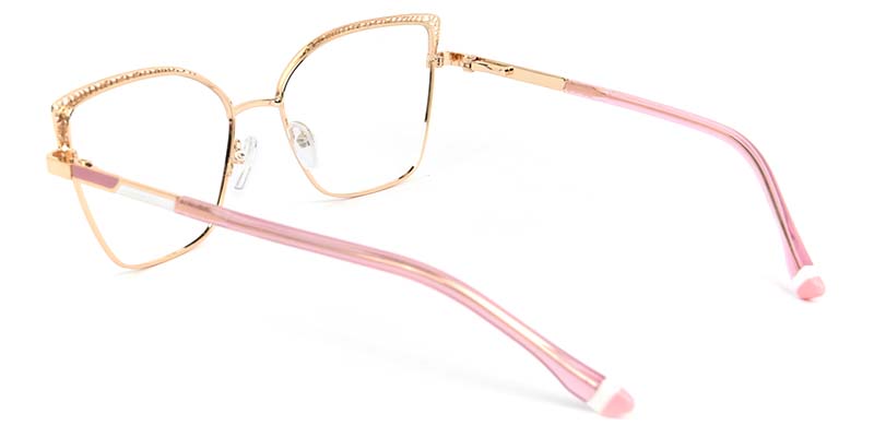 Zaffre​ Glasses Gold_Pink