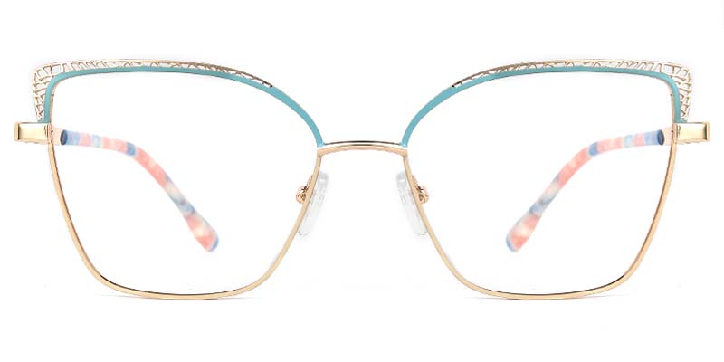 Zaffre​ Glasses Gold_Blue