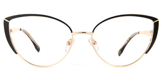 Azure​ Glasses Gold_Black